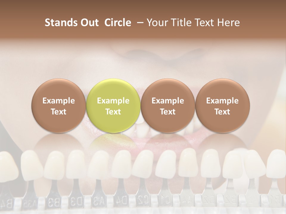 Female Variation Dentist PowerPoint Template