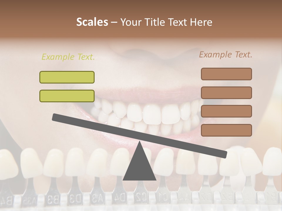 Female Variation Dentist PowerPoint Template