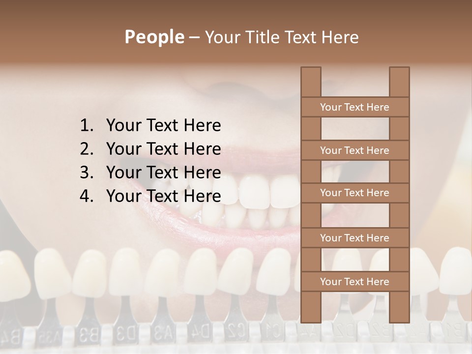 Female Variation Dentist PowerPoint Template