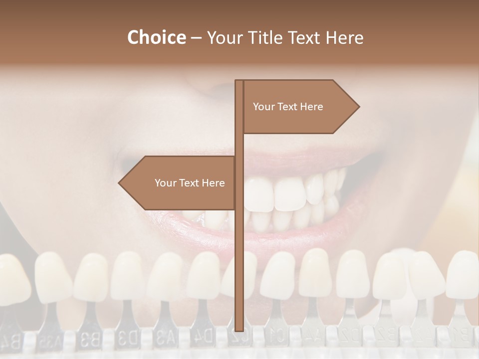 Female Variation Dentist PowerPoint Template