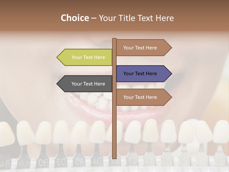 Female Variation Dentist PowerPoint Template