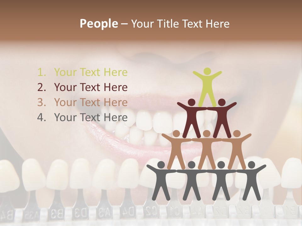 Female Variation Dentist PowerPoint Template
