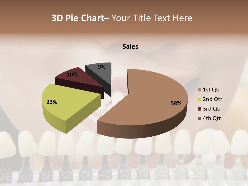 Female Variation Dentist PowerPoint Template