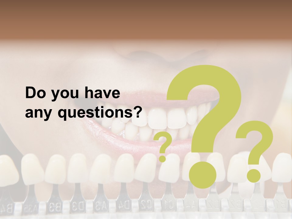 Female Variation Dentist PowerPoint Template