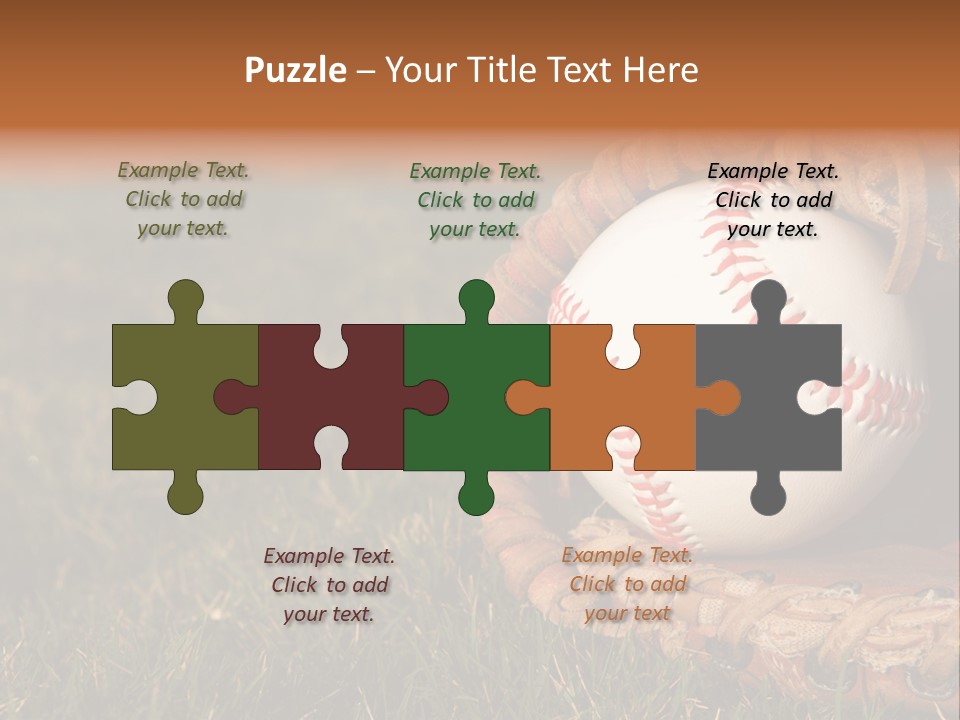 Competition Horizontal Red PowerPoint Template