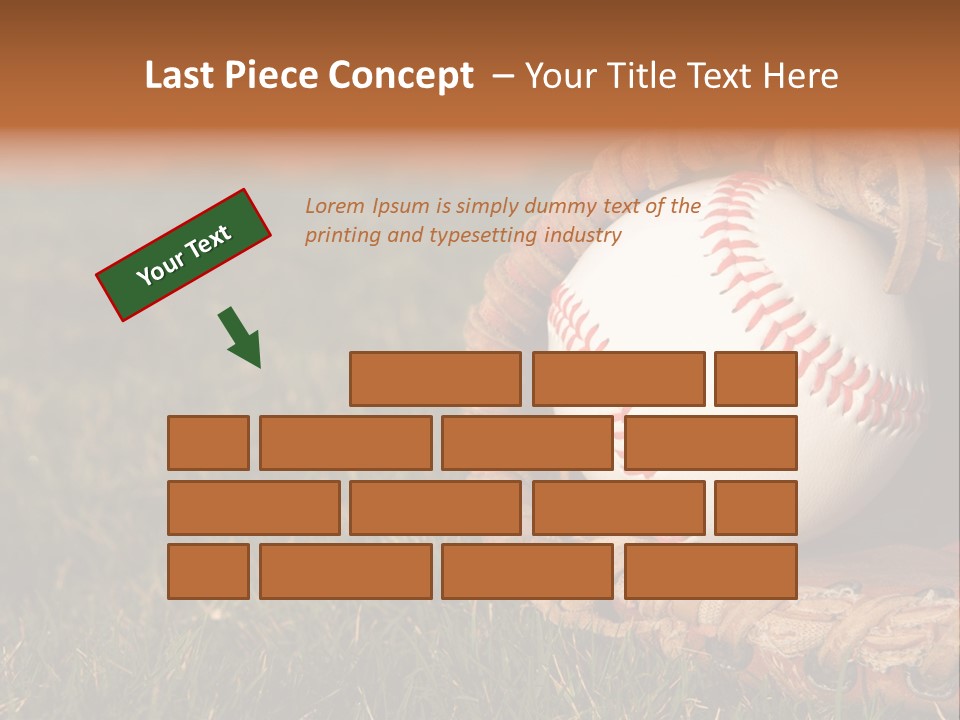 Competition Horizontal Red PowerPoint Template