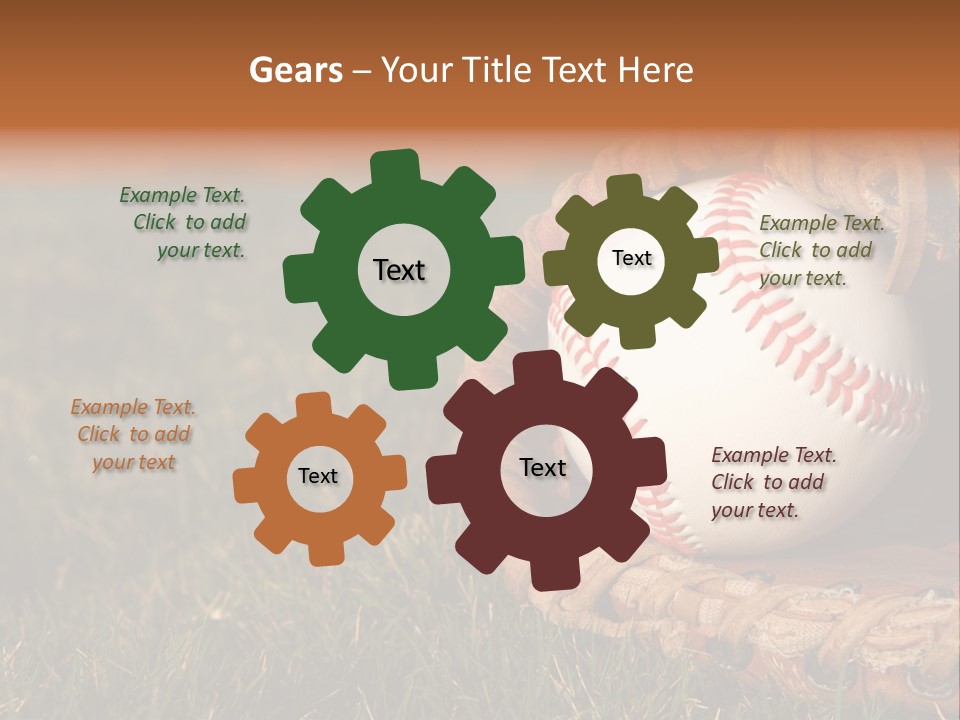 Competition Horizontal Red PowerPoint Template