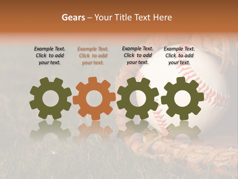 Competition Horizontal Red PowerPoint Template