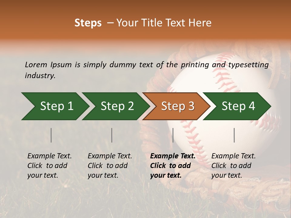 Competition Horizontal Red PowerPoint Template
