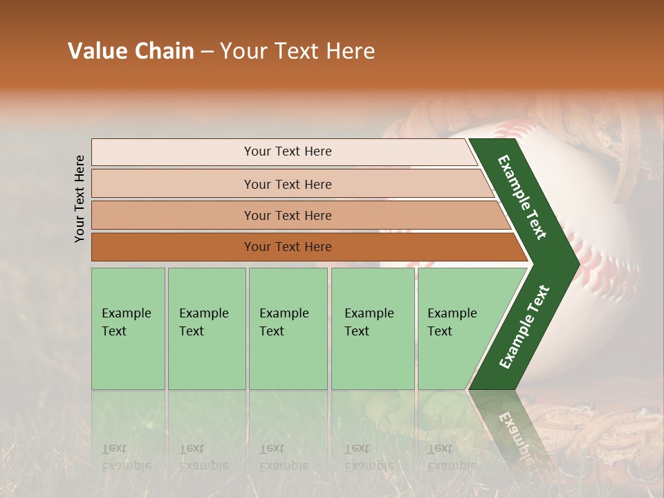 Competition Horizontal Red PowerPoint Template