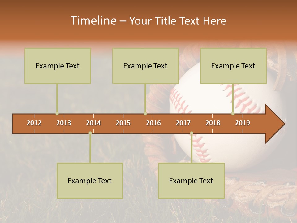 Competition Horizontal Red PowerPoint Template