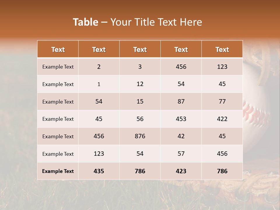 Competition Horizontal Red PowerPoint Template