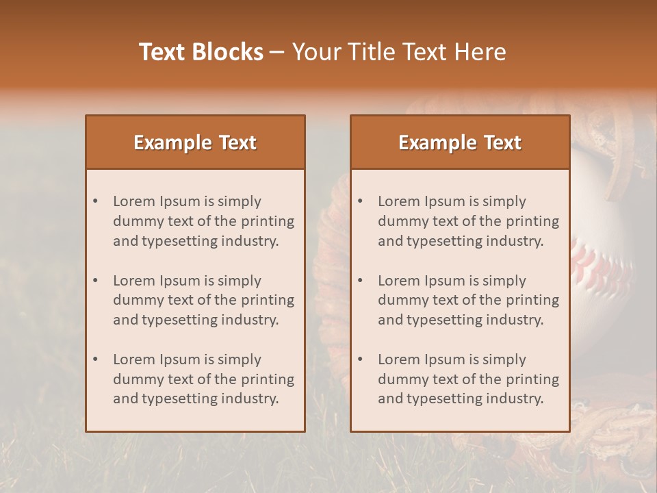 Competition Horizontal Red PowerPoint Template