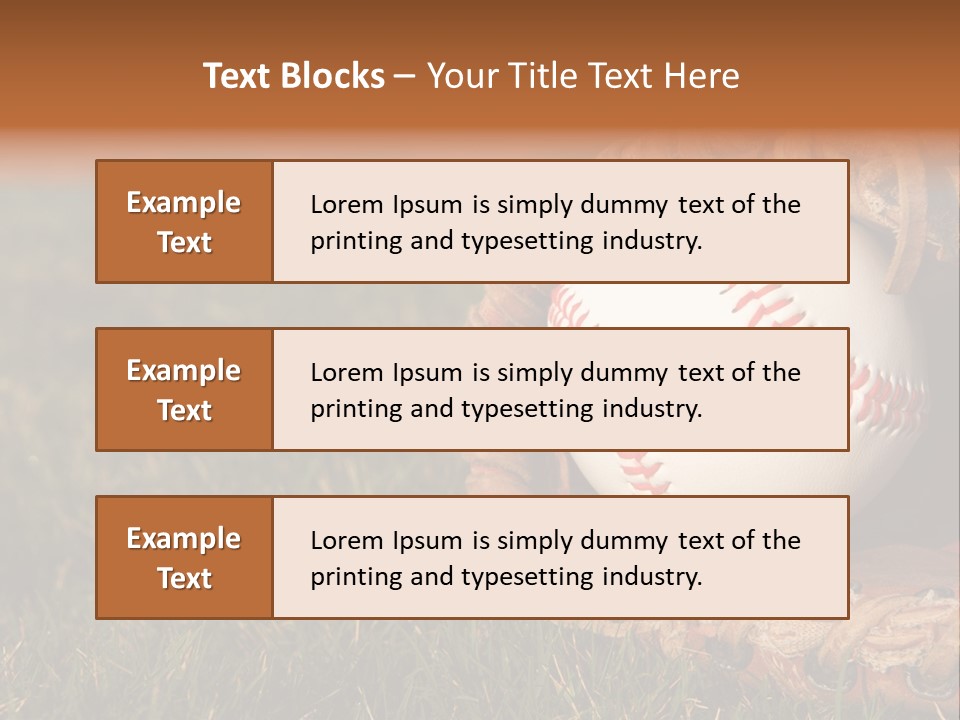 Competition Horizontal Red PowerPoint Template