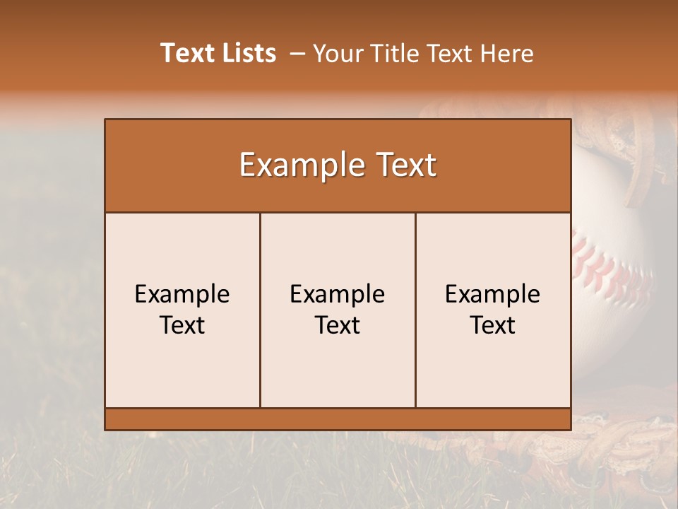 Competition Horizontal Red PowerPoint Template