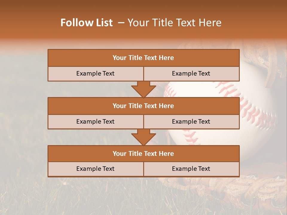 Competition Horizontal Red PowerPoint Template