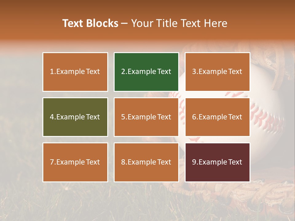 Competition Horizontal Red PowerPoint Template