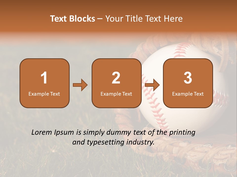 Competition Horizontal Red PowerPoint Template