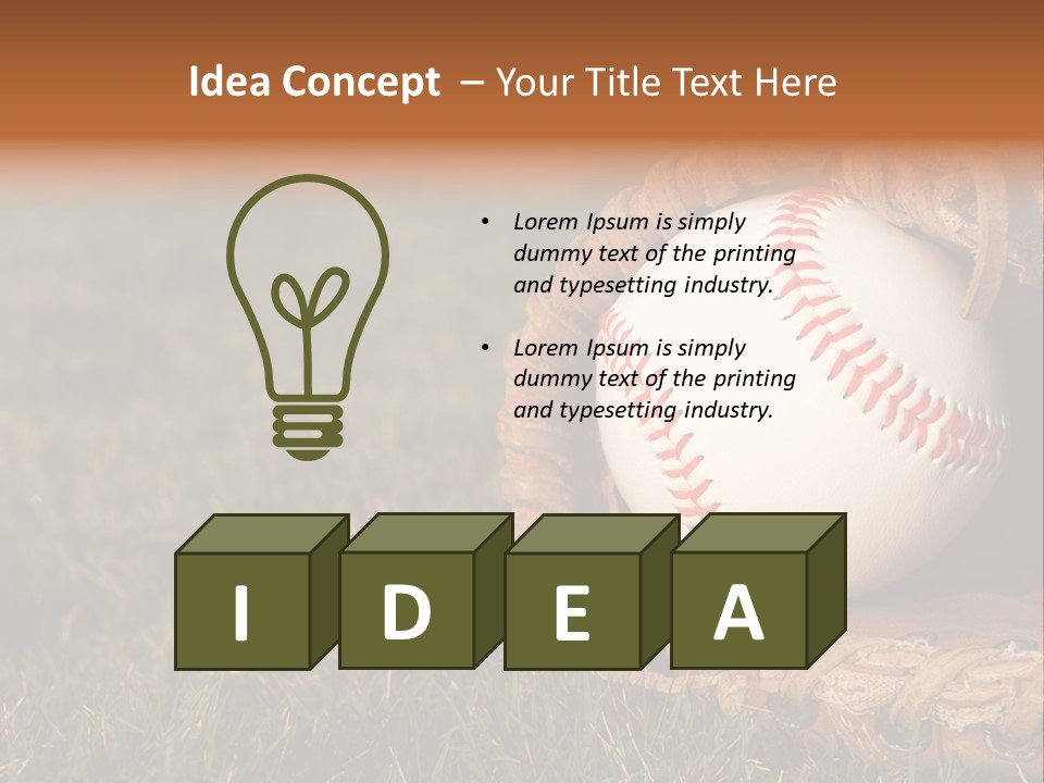 Competition Horizontal Red PowerPoint Template