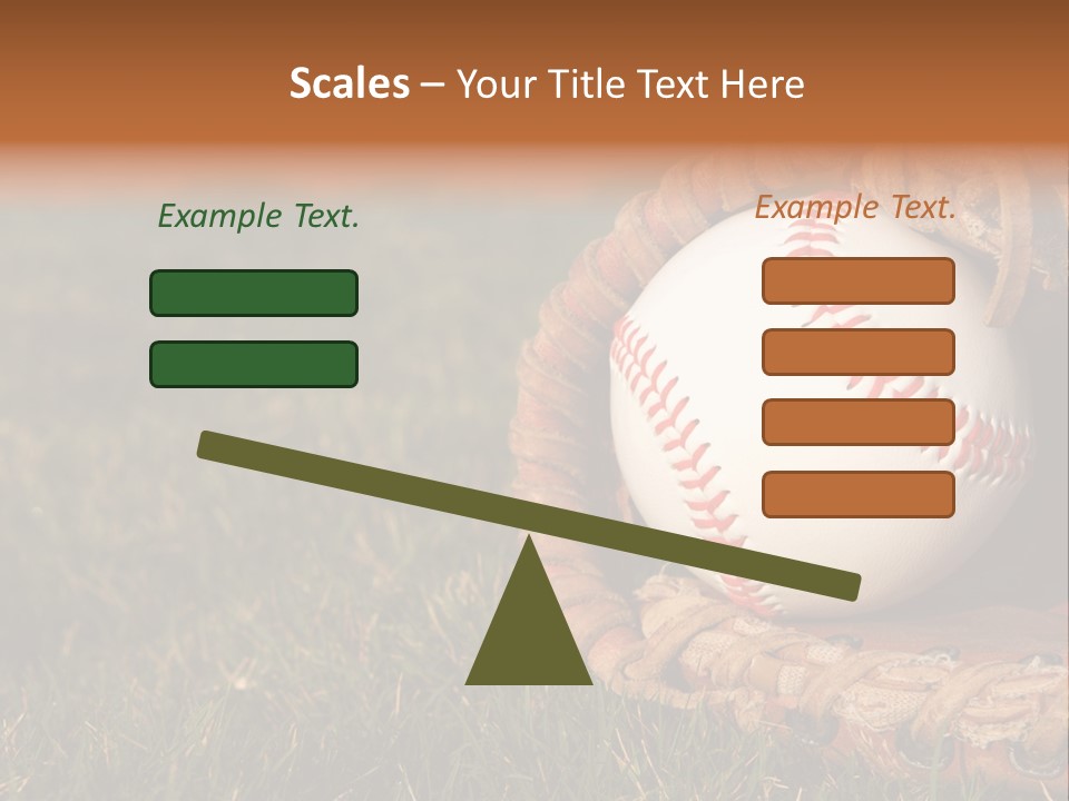 Competition Horizontal Red PowerPoint Template