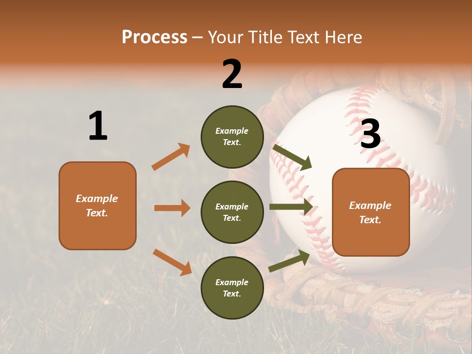 Competition Horizontal Red PowerPoint Template