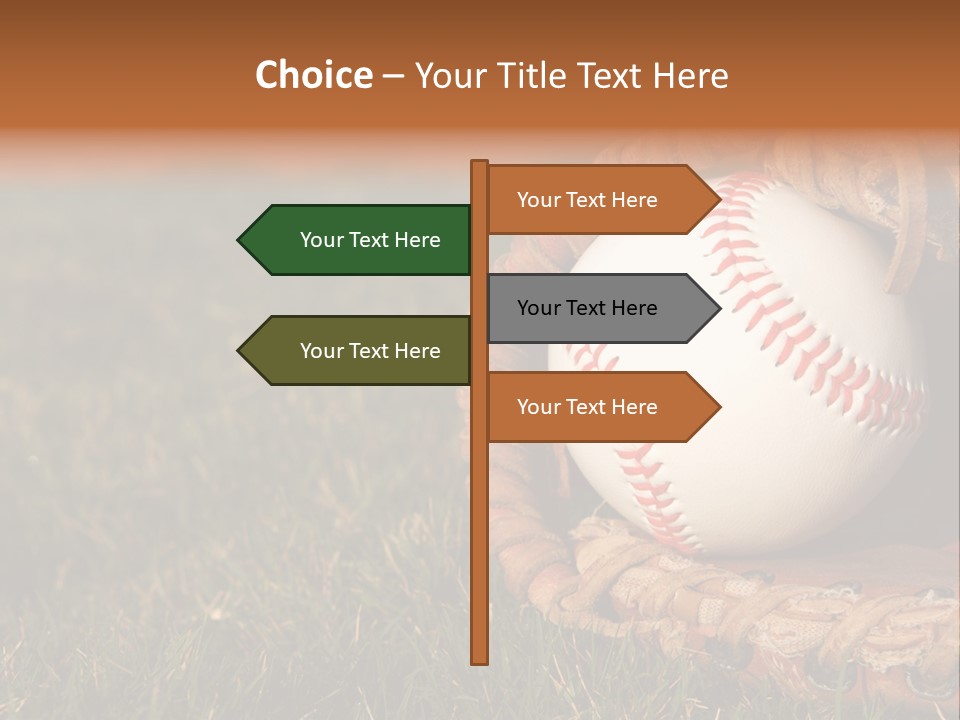 Competition Horizontal Red PowerPoint Template