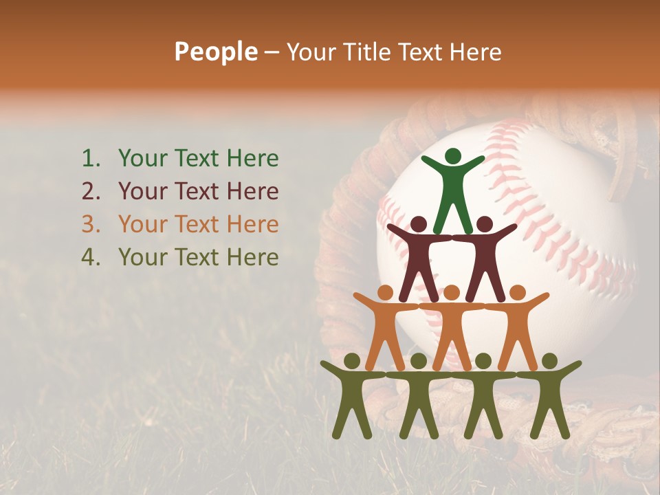 Competition Horizontal Red PowerPoint Template