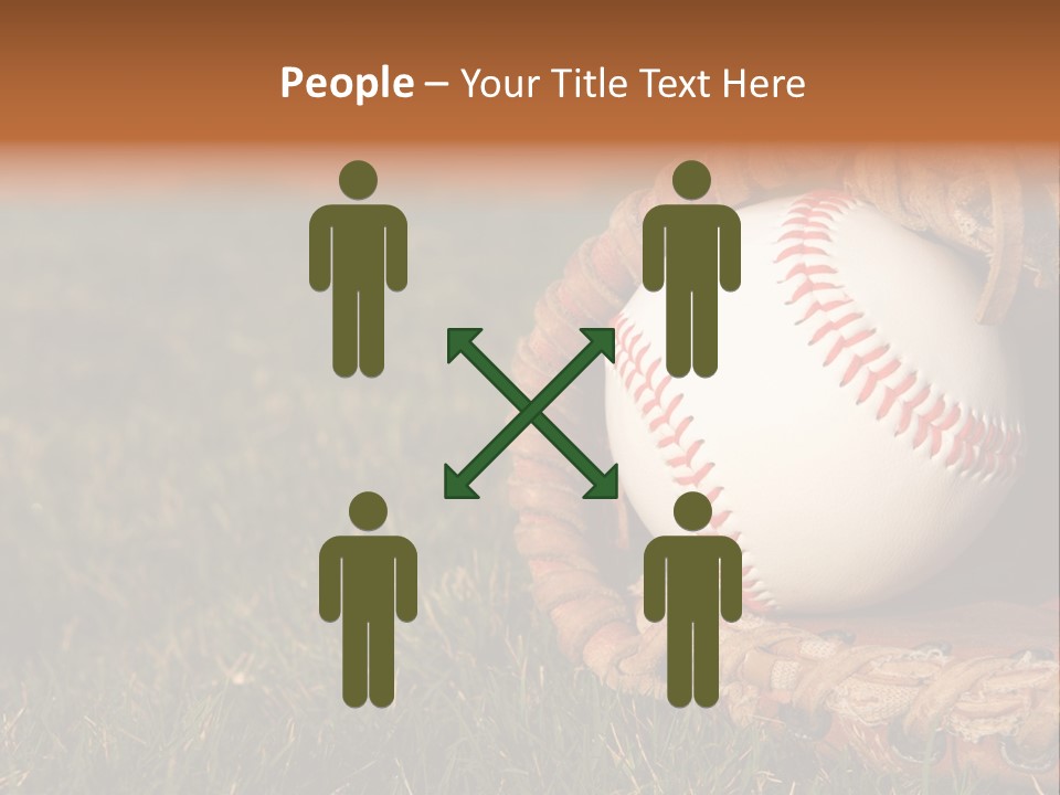 Competition Horizontal Red PowerPoint Template