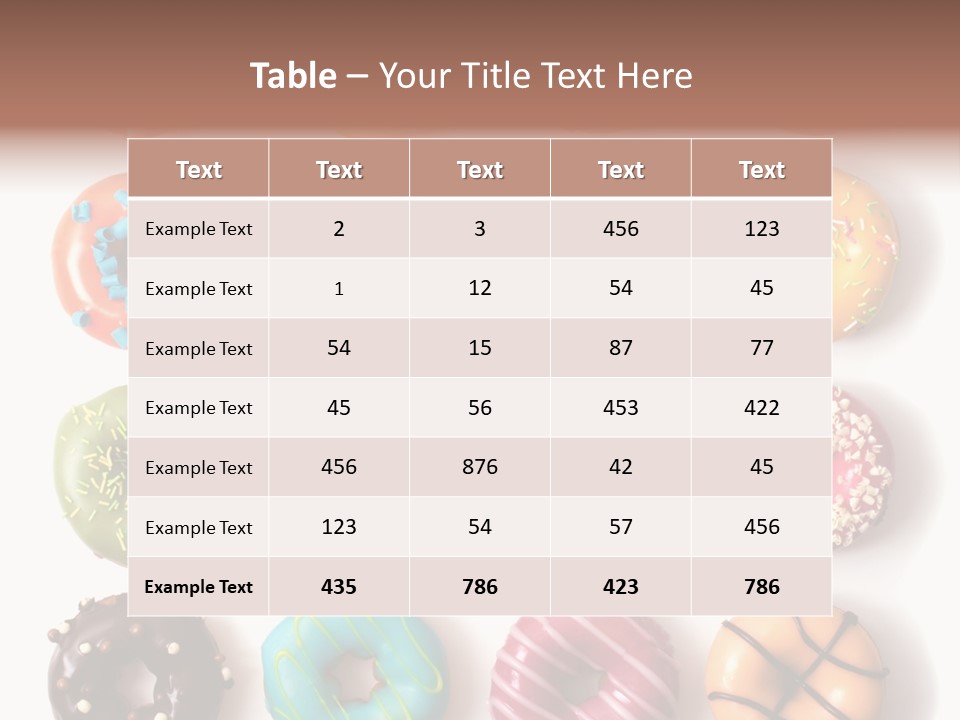 Object Chocolate Fat PowerPoint Template