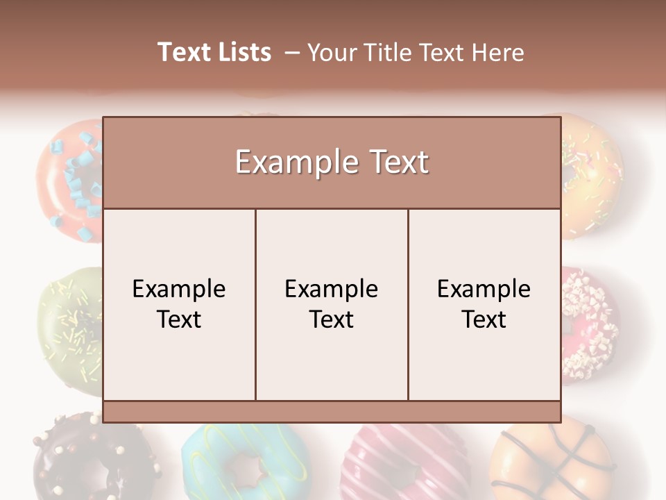 Object Chocolate Fat PowerPoint Template