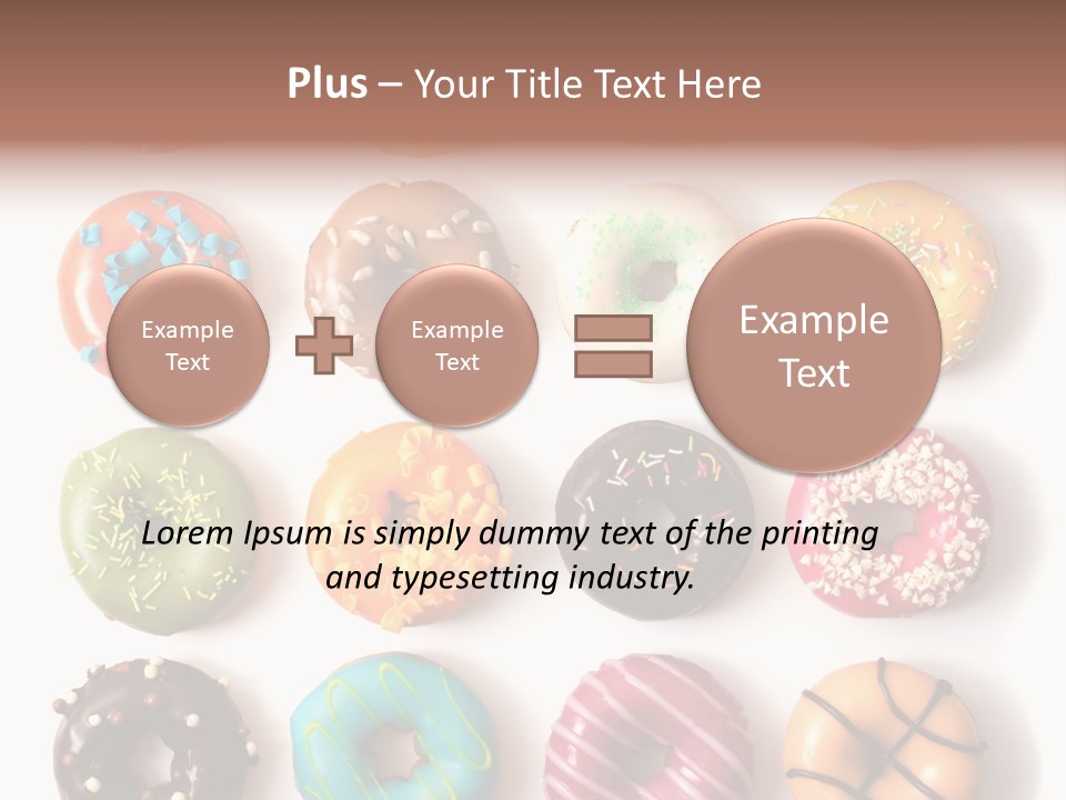 Object Chocolate Fat PowerPoint Template