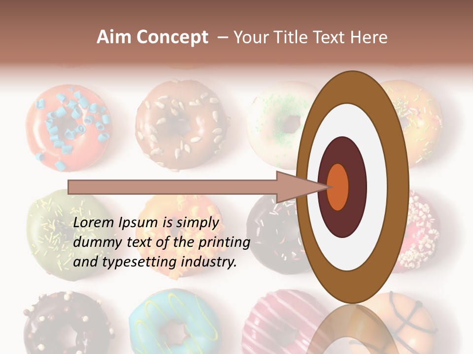 Object Chocolate Fat PowerPoint Template