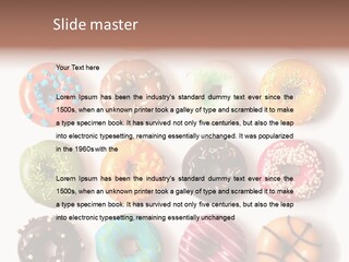 White Yummy Icing PowerPoint Template