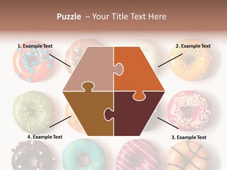 White Yummy Icing PowerPoint Template