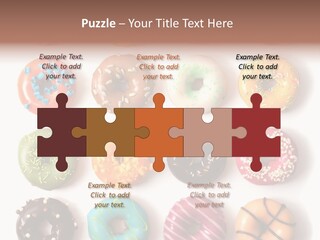 White Yummy Icing PowerPoint Template