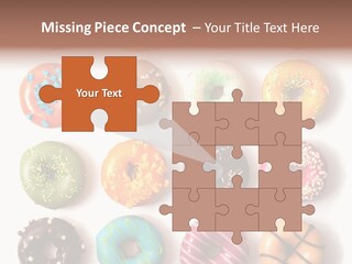 White Yummy Icing PowerPoint Template