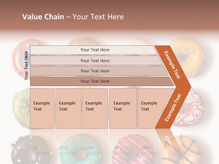 White Yummy Icing PowerPoint Template