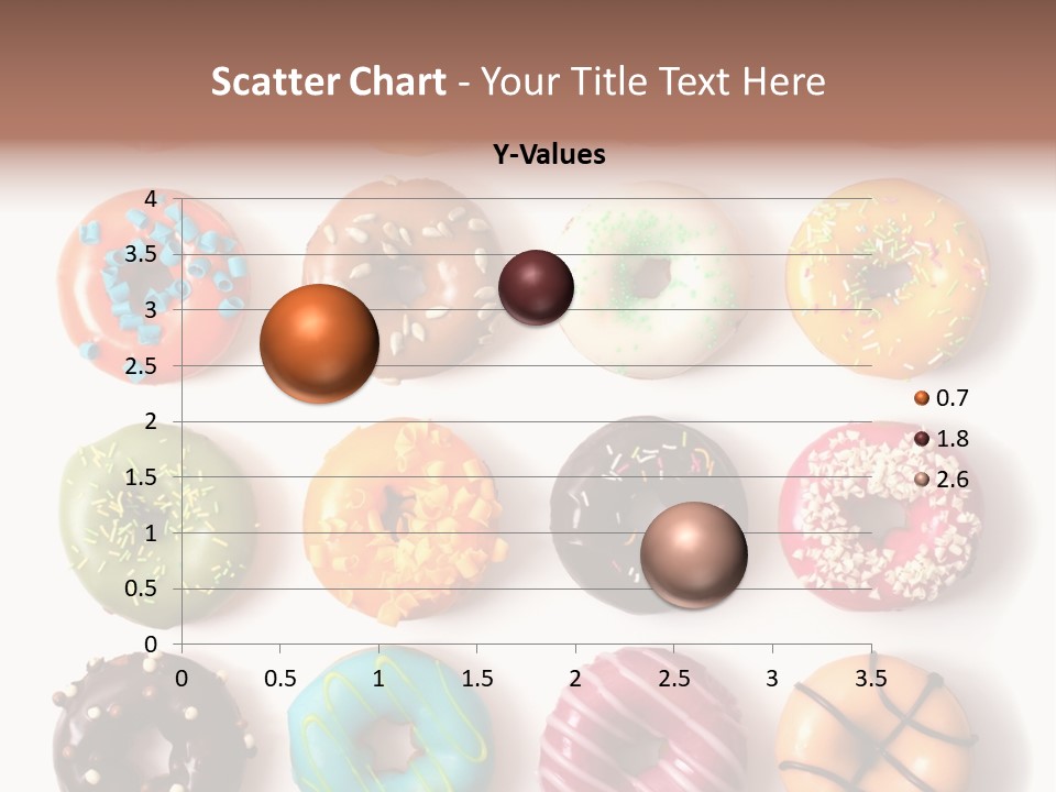 White Yummy Icing PowerPoint Template