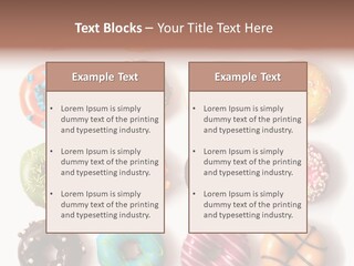 White Yummy Icing PowerPoint Template