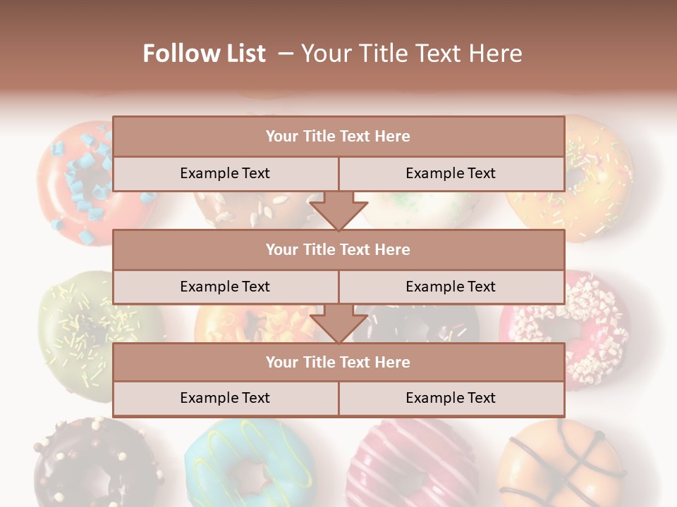 White Yummy Icing PowerPoint Template