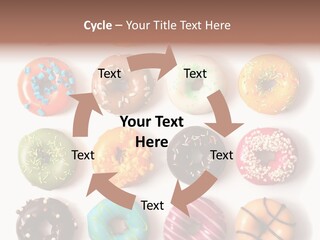 White Yummy Icing PowerPoint Template