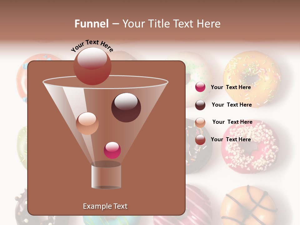 White Yummy Icing PowerPoint Template