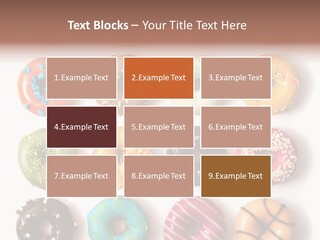 White Yummy Icing PowerPoint Template