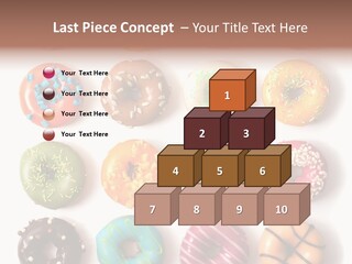 White Yummy Icing PowerPoint Template