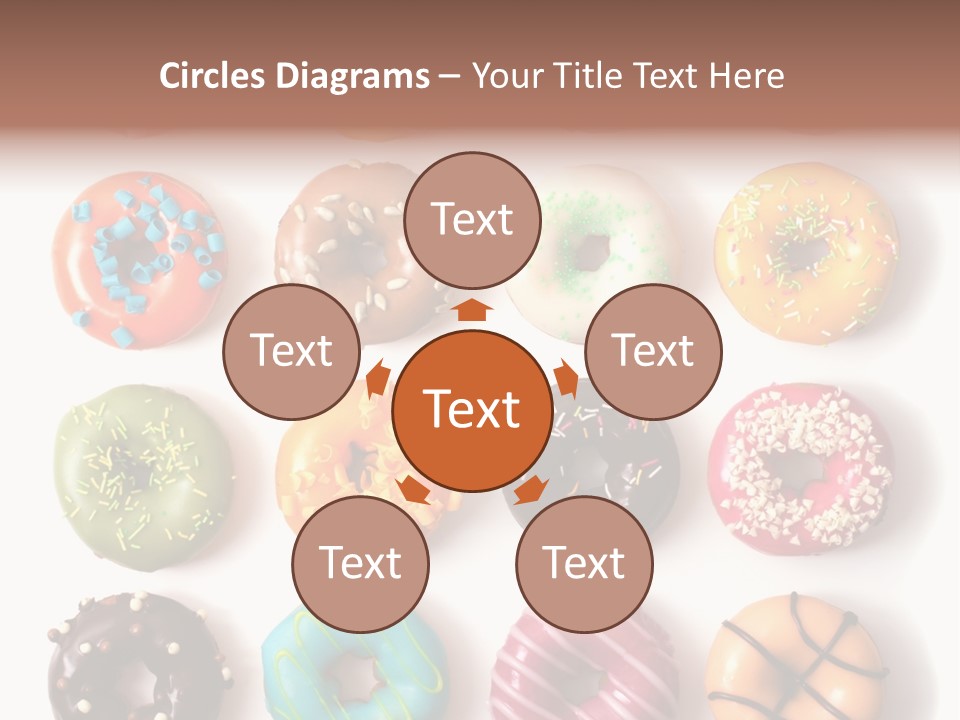 White Yummy Icing PowerPoint Template