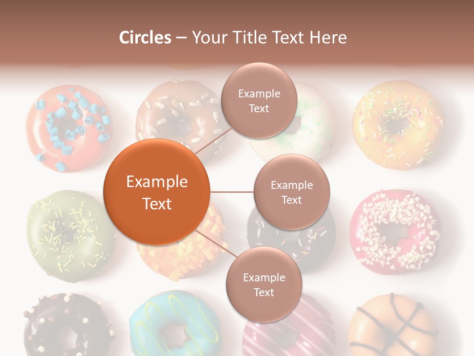 White Yummy Icing PowerPoint Template