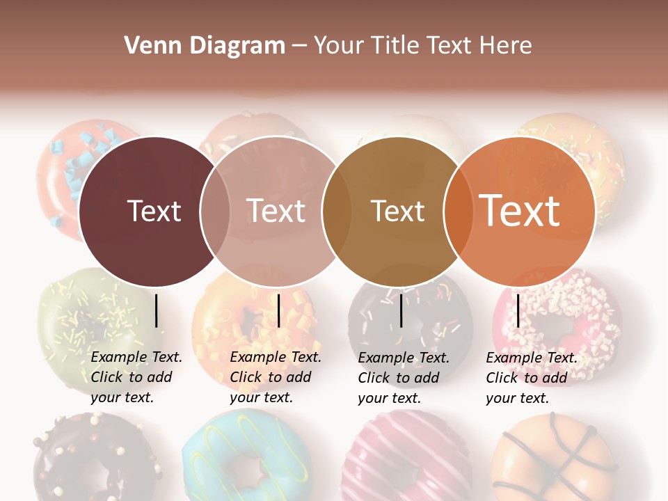 White Yummy Icing PowerPoint Template