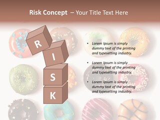 White Yummy Icing PowerPoint Template