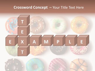 White Yummy Icing PowerPoint Template