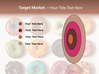 White Yummy Icing PowerPoint Template